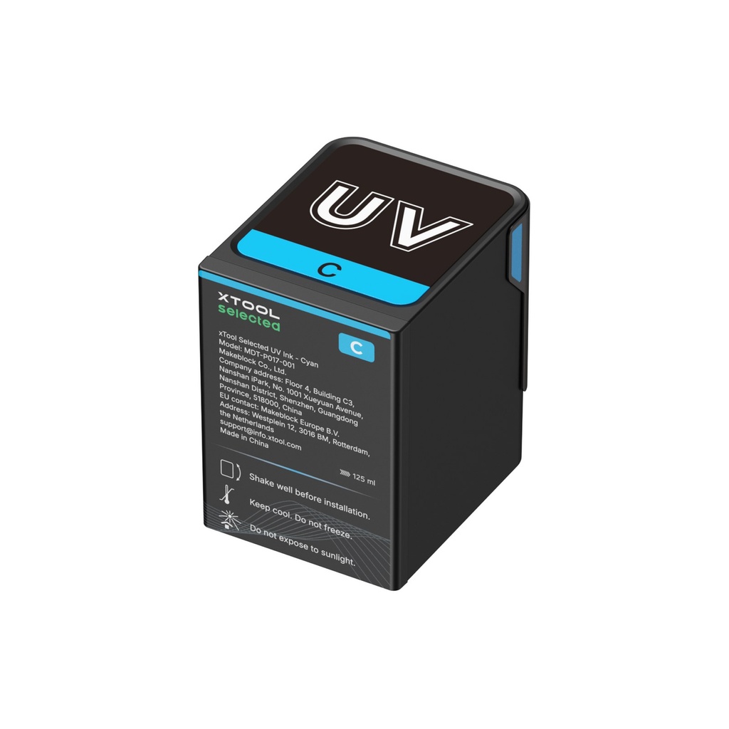 xTool Selected UV Ink – Cyan (125 ml)