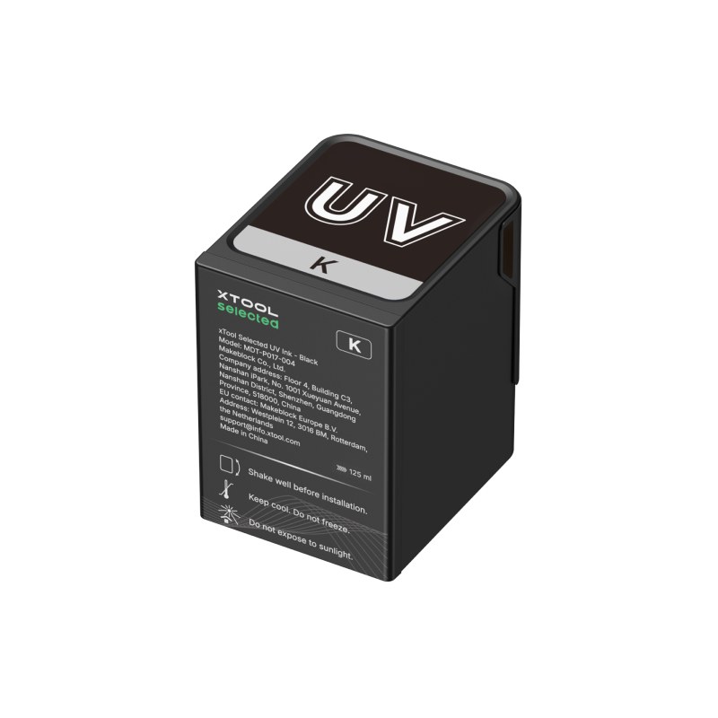 xTool Selected UV Ink – Black (125 ml)