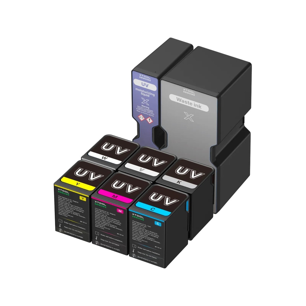 xTool UV Ink Set for O1 (6 × 125 მლ)