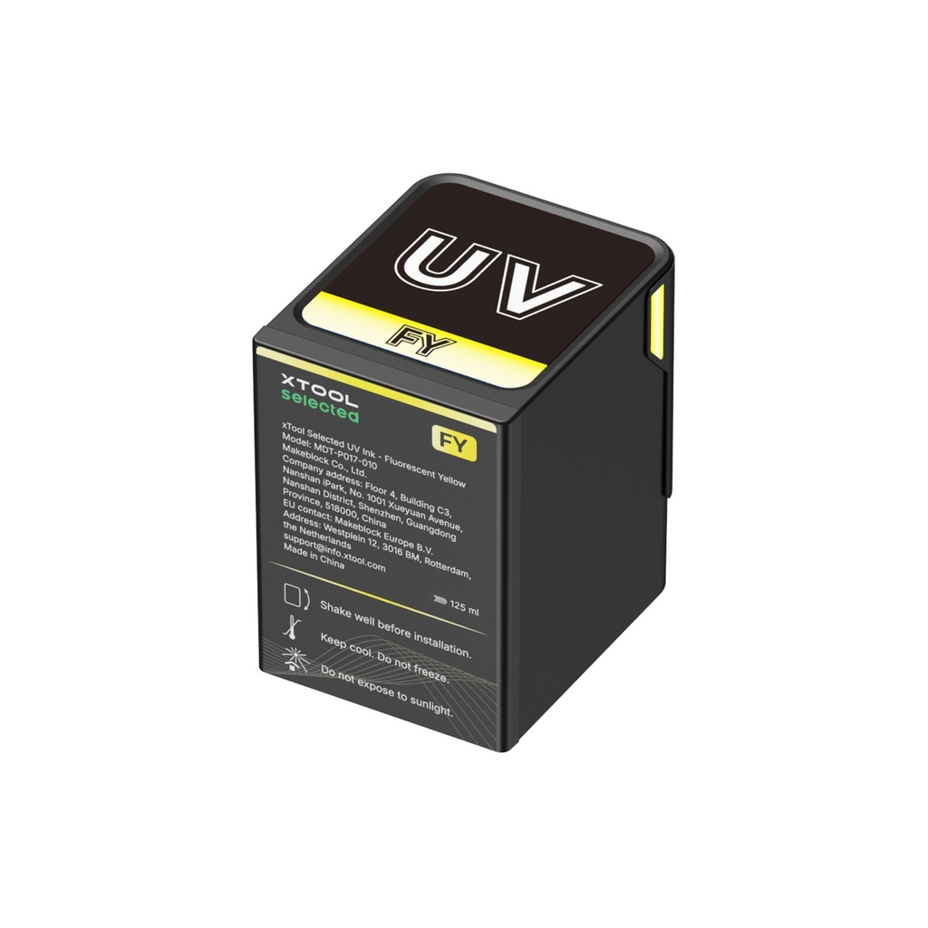 xTool Selected UV Ink – Fluorescent Yellow (125 мл)