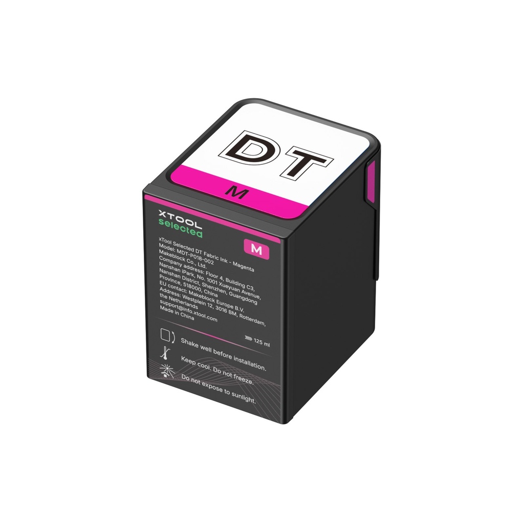 [P0104001445] xTool Selected DT Fabric Ink – Magenta (125 мл)