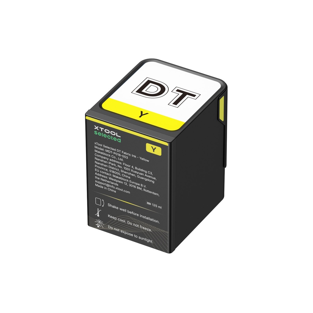 xTool Selected DT Fabric Ink – Yellow (125 ml)