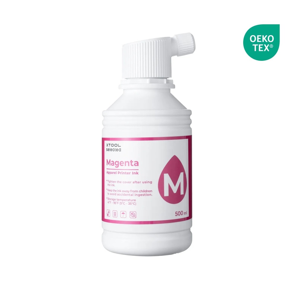 xTool Apparel Printer DTF Ink – Magenta (500 ml)
