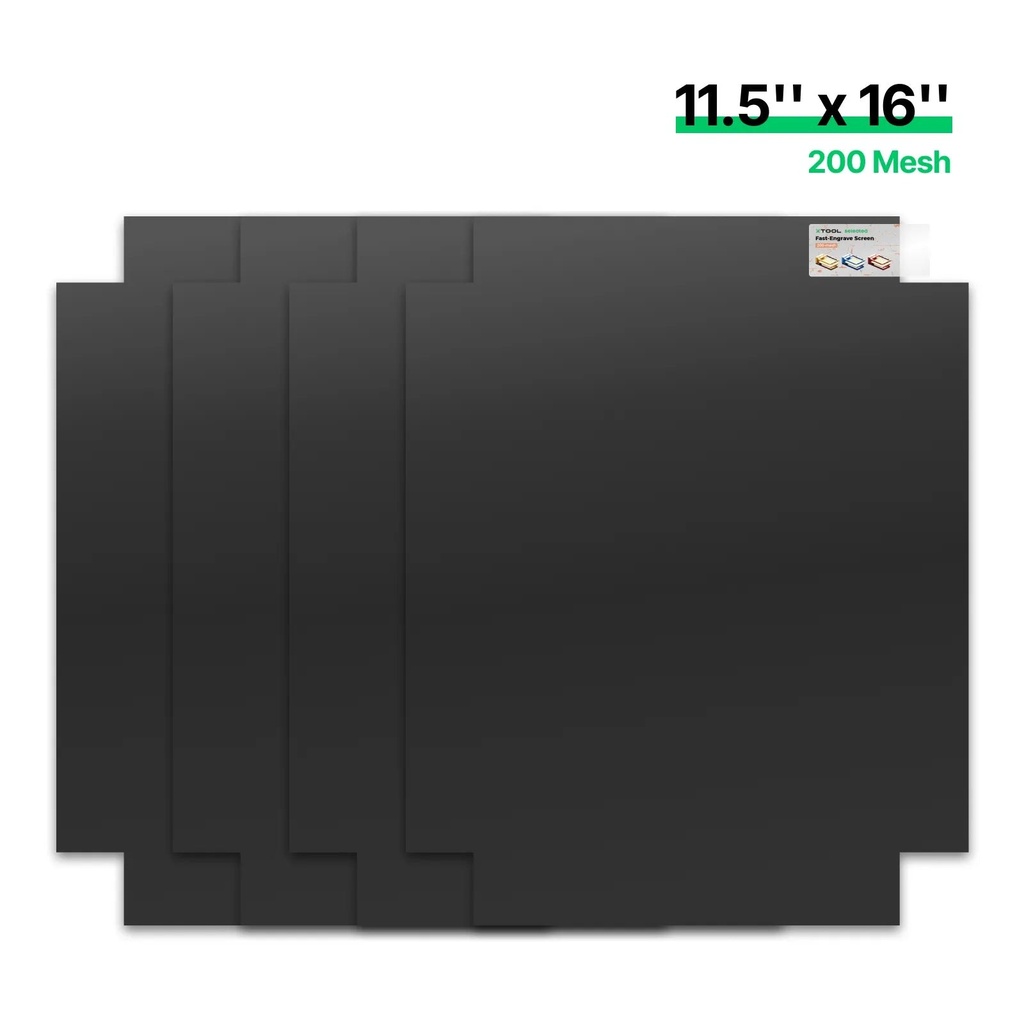 xTool Polyester Screen Boards 200 Mesh 9 × 12" (4 pcs)