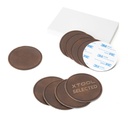 Round Laserable PU Patches 76 mm (10 pcs)